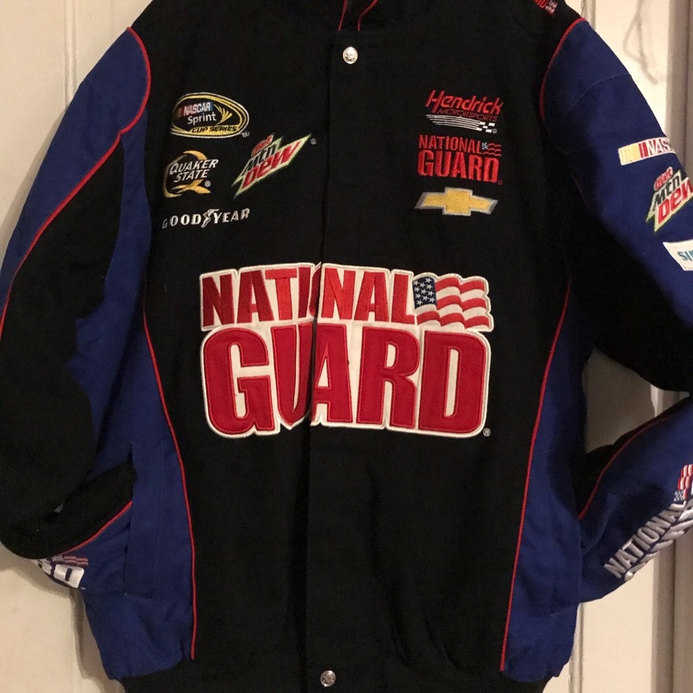 Vintage chase authentic NASCAR jacket, Nation guard